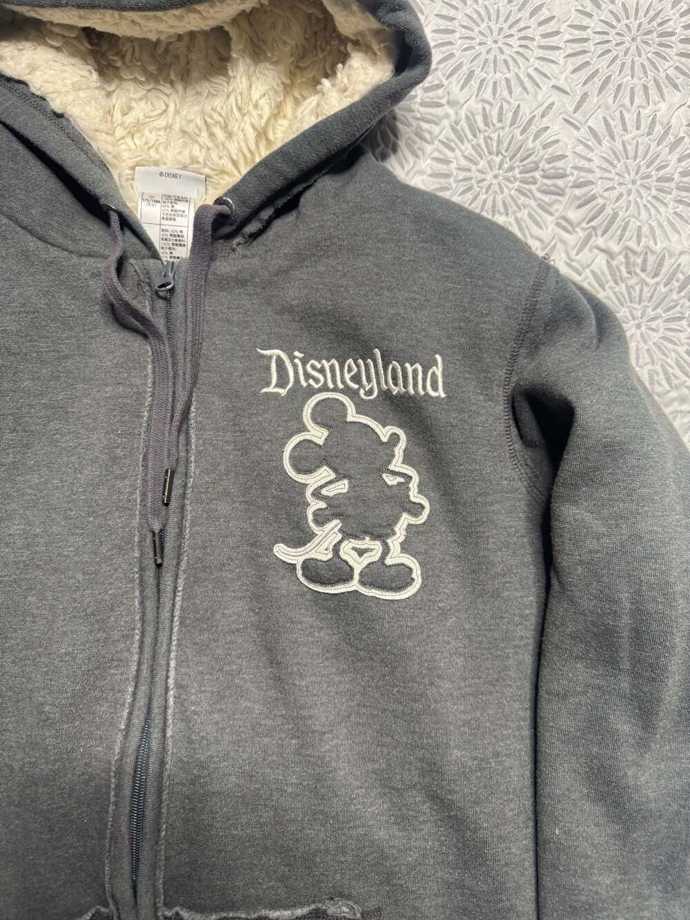 Disney Parks Disneyland 55th Anniversary Mickey Mouse Sherpa Full Zip Women’s XL